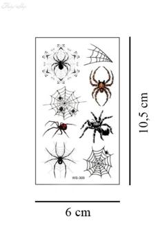 Tattoo Sticker Spinne